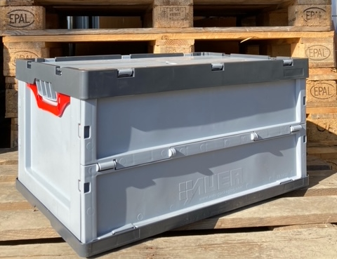 Produktfoto U-Kiste mit Deckel (Faltbox) - klein